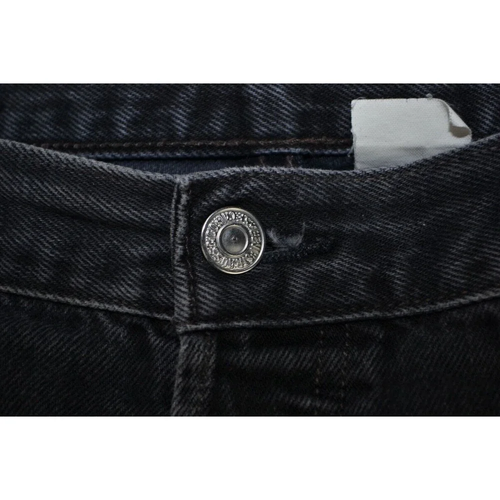 Vintage Levis 501 XX Button‎ Fly Denim 36x32 Fits 34x31 black Loose Jeans